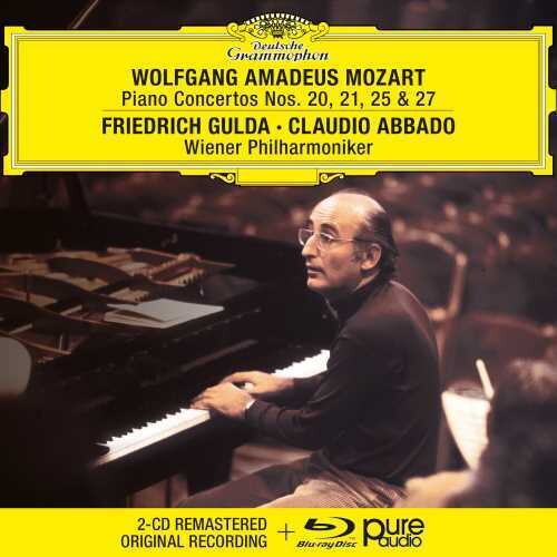 Levně Wolfgang Amadeus Mozart: Piano Concertos Nos. 20, 21, 25 & 27 (CD / Album with Blu-ray Audio)