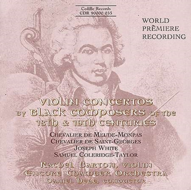 Violin Concertos By Black Composers (Barton) (CD / Album)