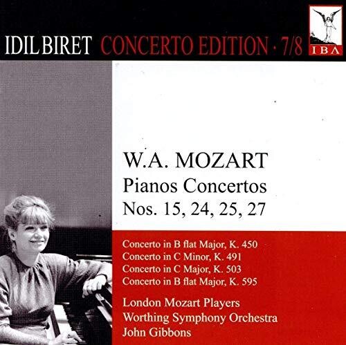 W.A. Mozart: Piano Concertos Nos. 15, 24, 25, 27 (CD / Album)