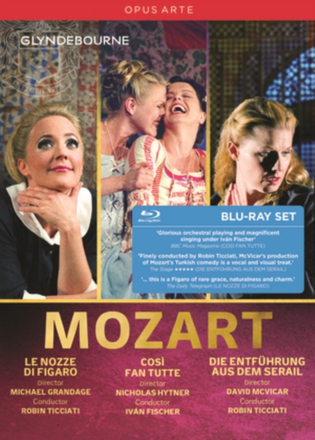 Mozart: Glyndebourne (David McVicar;Nicholas Hytner;Michael Grandage;) (Blu-ray)