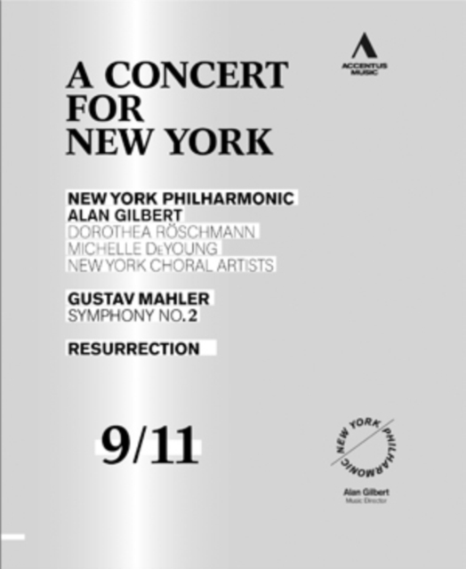 Concert for New York - 911: New York Philharmonic (Gilbert) (Blu-ray)