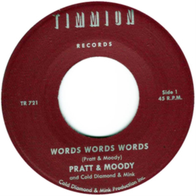 Levně Words Words Words (Pratt & Moody) (Vinyl / 7" Single)