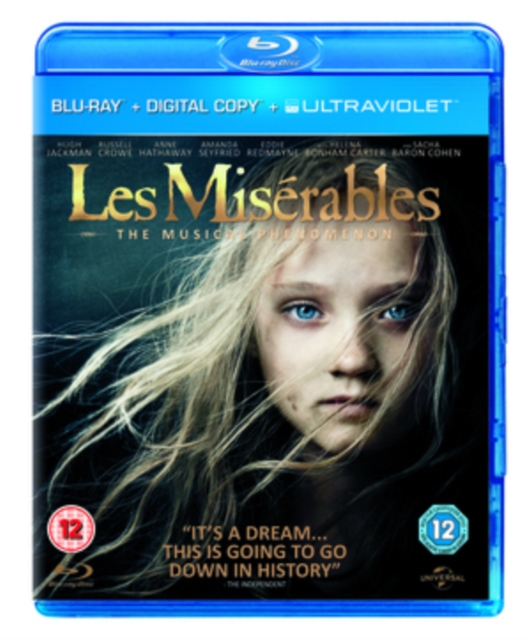 Levně Les Misrables (Tom Hooper) (Blu-ray / + UltraViolet Copy and Digital Copy)