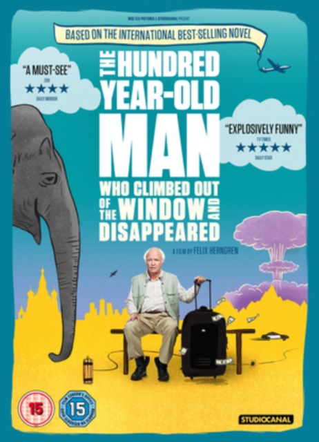 Levně 100-year-old Man Who Climbed Out the Window and Disappeared (Felix Herngren) (DVD)